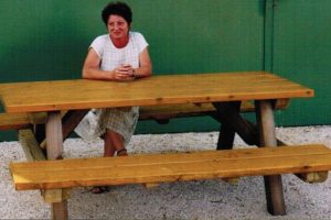 Garten Sitzgarnitur Tisch- Bank Gruppe