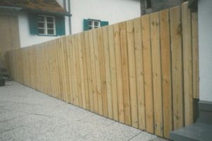 Gartenzaun Senkrecht halbrund 11